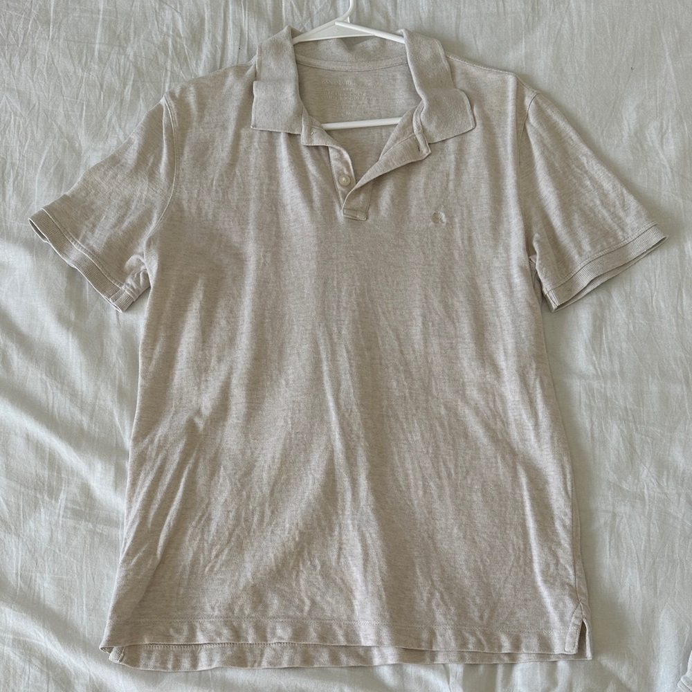 Banana Republic Light Tan Polo Shirt
